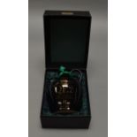 Whiskey: A boxed QE2 12 year old Single Malt Scotch Whiskey in ceramic decanter with wax seal