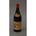 Wine: Vin de Bourgogne Nuits St. Georges 1949, wax seal intact.