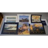 Collection of Aviation related prints and exhibition advertising posters,