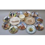 A set of 10 Royal Doulton limited edition Johne Wayne plates.