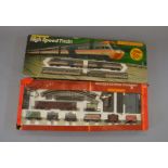 OO Gauge. Hornby 2 x train sets. R.538 Western Express Goods set & R.693 High Speed Train set.