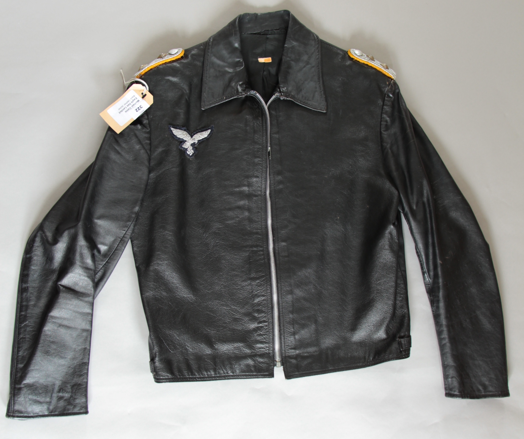 Michael Caine worn WW2 Nazi faux Leather bomber jacket from the film "The Eagle has Landed" (1976) - Image 2 of 6