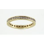 An 18ct H/M diamond full eternity ring, approx total diamond weight 0.82ct & 3.