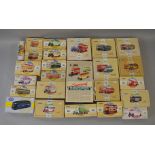 25 Corgi Classics bus and transport models including various sets, some fading to boxes.