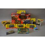 A small quantity of boxed diecast Tank models, predominantly by Solido,