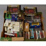 2 Trays of assorted boxed diecast including Corgi, Matchbox Dinky Collection, Anso, etc.