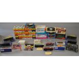 2 Trays of assorted boxed diecast, mostly vintage Bburago models.