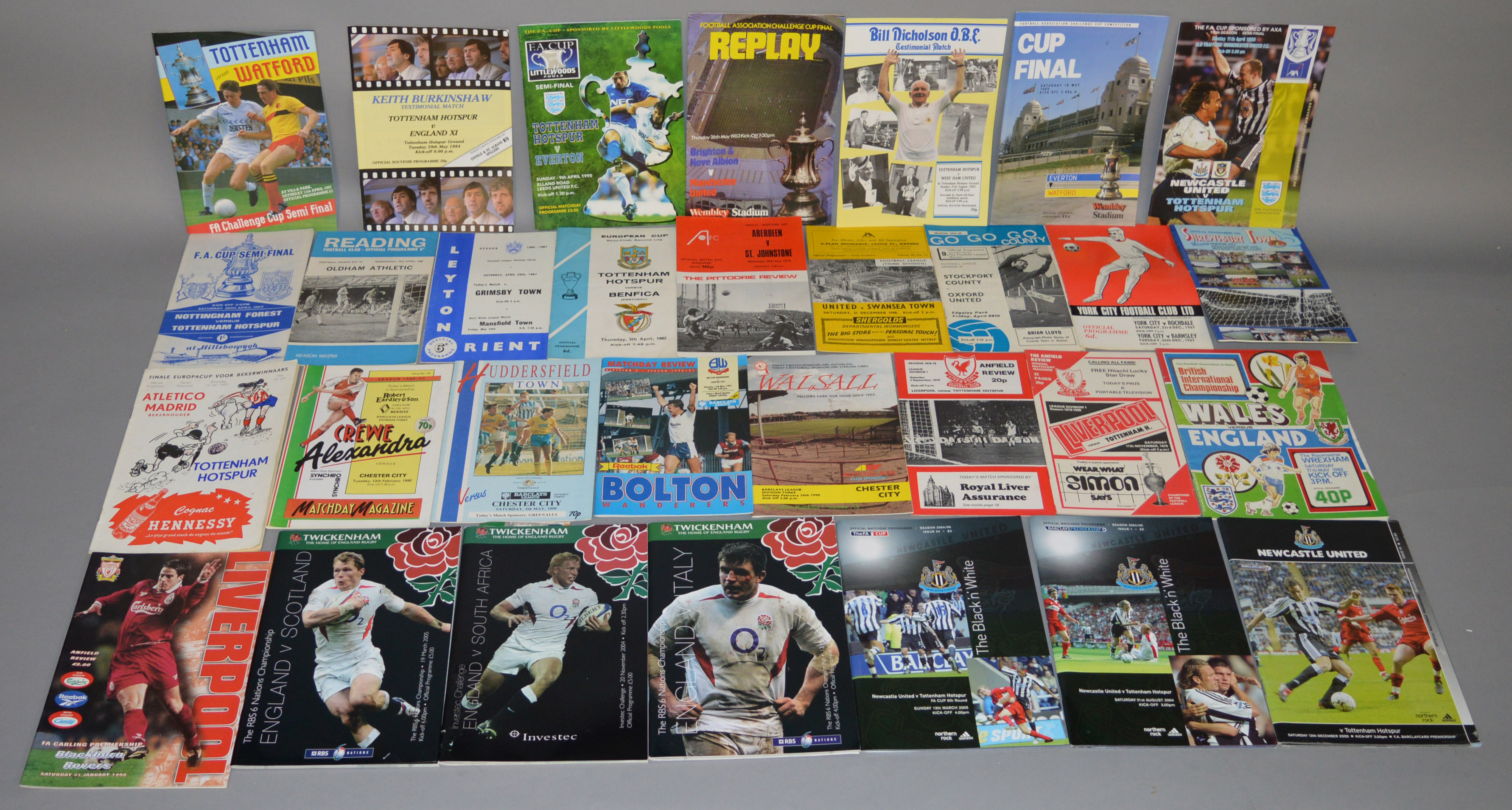 A mixed lot of assorted football memorabilia including FA and other Cup finals and semi finals - Image 5 of 9