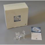 Swarovski Crystal "The Dragon", Fabulous Creatures, Annual Edition 1997, boxed with certificate.
