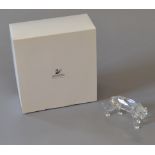 Swarovski Silver Crystal "The Tiger" No. 220470, boxed with certificate.