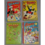 4 1950s Beano Books: 1953; 1954; 1956 and 1957 G+ overall condition.