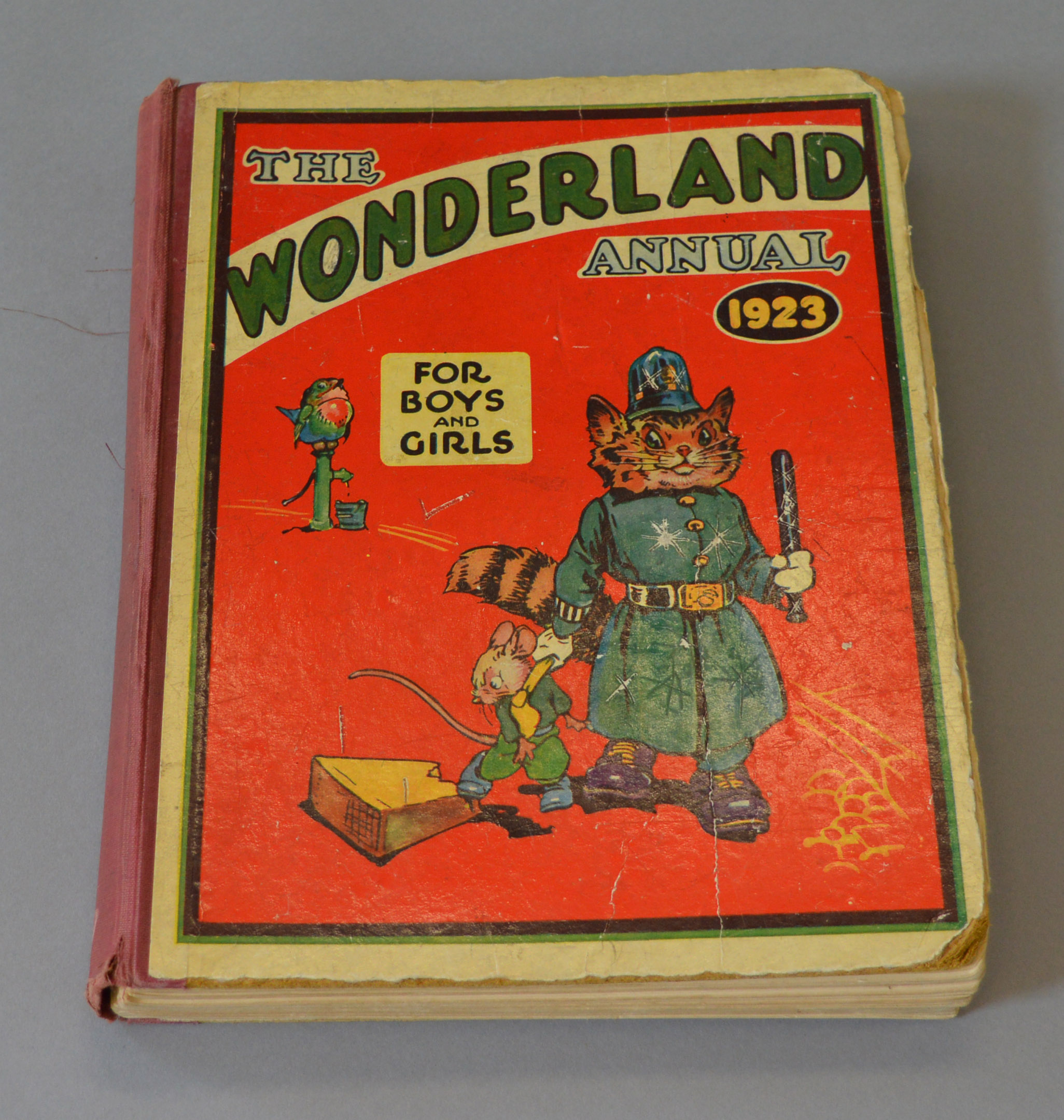 The Wonderland Annual For Boys And Girls 1923, Fair condition, some doodles and loose pages.