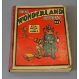 The Wonderland Annual For Boys And Girls 1923, Fair condition, some doodles and loose pages.