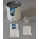 Swarovski Crystal "Care For Me"- The Whales, Annual Edition 1992, boxed with certificate.