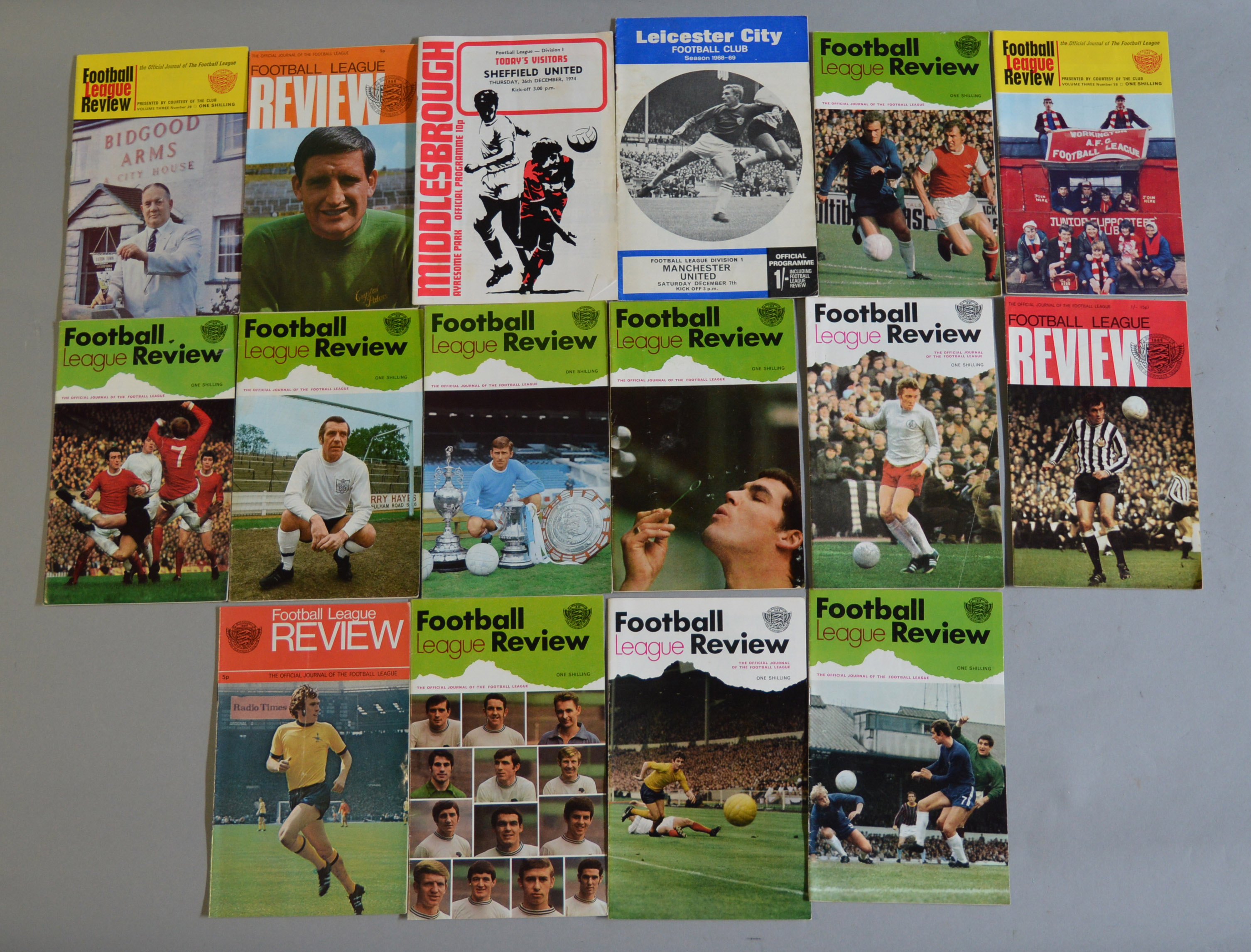 A quantity of assorted football programmes, mostly from the 1960s, includes cup final examples. - Image 3 of 9