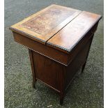 An inlaid Edwardian writing desk