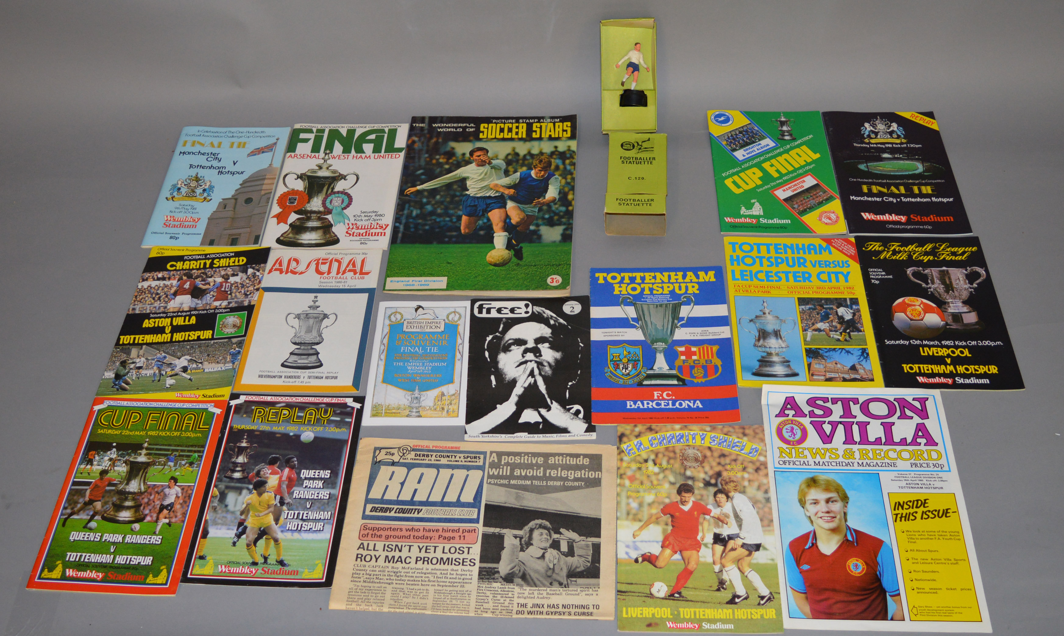 A mixed lot of assorted football memorabilia including FA and other Cup finals and semi finals - Image 6 of 9