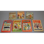 4 Dandy annuals:1954; 1957;