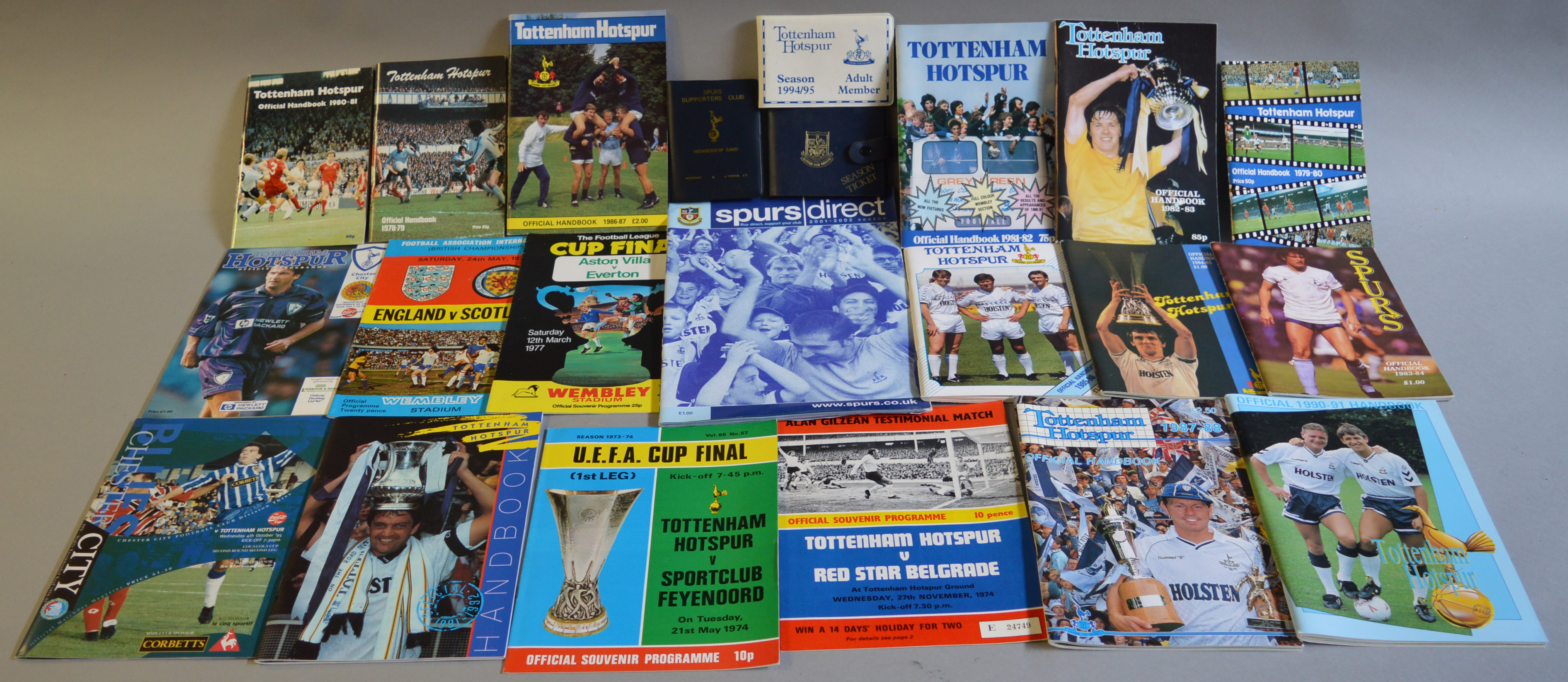 A quantity of Tottenham Hotspur FC memorabilia including vintage handbooks dating from the - Image 3 of 3