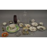 Mixed lot of good quality ceramics, mostly Victorian and early 20th century.