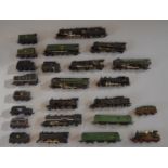 OO Gauge. 15 x unboxed locomotives, mainly Tri-ang. Some repainted.