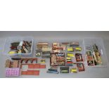 OO Gauge. Quantity of buildings, accessories, vehicles etc, includes Gaugemaster controllers.