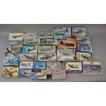 28 x assorted plastic model kits, all aircraft, by Airfix, Revell, SMER, Italeri, etc.