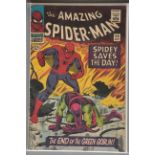 Marvel Comic Amazing Spider-Man No. 40. Including first Origin of Green Goblin.
