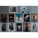 James Bond collection of stills - many signed;