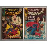 2 Marvel Comics Amazing Spider-Man Nos. 51, 52. Including first appearance of Joe Robertson.