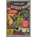 Marvel Comic Amazing Spider-Man No. 9. Including first appearance of Elektro. Art by Steve Ditko.