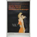 Marilyn Monroe - "The Prince & the Showgirl" 27 x 41 inch US one sheet film poster from 1957 which