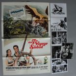 Ray Harryhausen / Sinbad film posters and lobby cards to include;