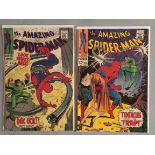 2 Marvel Comics Amazing Spider-Man Nos. 53, 54.