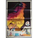 19 Walt Disney one sheet films posters; Sleeping Beauty Australian one-sheet RR 1970 (27 x 40 inch),