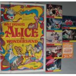 "Alice in Wonderland" 1974 Australian Re-release one sheet poster (27 x 40 inch) (folded),