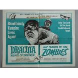 Hammer Horror Lot of film posters and lobby cards.