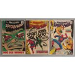 3 Marvel Comics Amazing Spider-Man Nos. 55, 56, 57 Including first appearance of Captain Stacy.