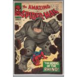 Marvel Comic Amazing Spider-Man No. 41. Including first appearance of Rhino.