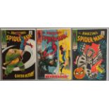 3 Marvel Comics Amazing Spider-Man Nos. 58, 59, 60. Including first appearance of Brainwasher.