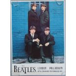 The Beatles - 1963 Rolled London Palladium Beatles performance advertisement posters.