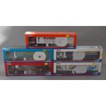 Five boxed Corgi Hauliers of Renown 1:50 scale limited edition trucks, CC13235 DAF 'Marshalls',