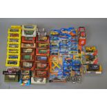 58 x Assorted Diecast models, including Corgi, Maisto, Matchbox and Hotwheels.