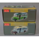 Two boxed Sunstar 1:24 scale Bedford OB Coaches,