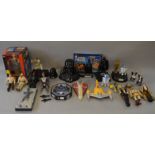 Good quantity of Star Wars merchandise, including: large size action figures,