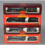 OO Gauge. Hornby. 4 x locomotives. R.2091 BR Brittania "Royal Star", R.292 BR black 5 No.45422, R.