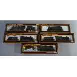 OO Gauge 5 x Mainline locomotives. GWR green "Hinton Manor", GWR green 6600 class No.