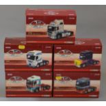 Five boxed Corgi 1:50 scale limited edition Tractor Units, CC13238 DAF 'Tinnelly',