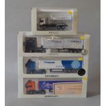 Four boxed Universal Hobbies 1:50 scale Trucks,