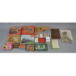 A small quantity of vintage games including a 'Good Companion' Rocket Workshop Jigsaw,